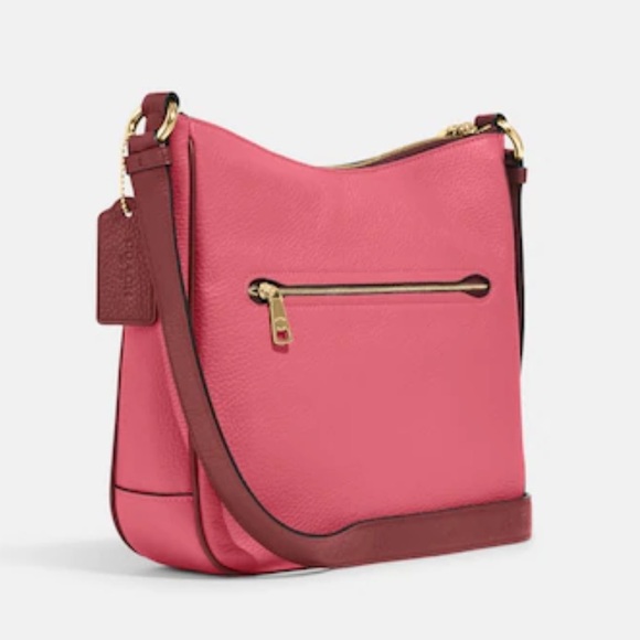 Coach Ellie File Crossbody Bag COLOR: Gold/Watermelon Multi - Picture 2 of 3